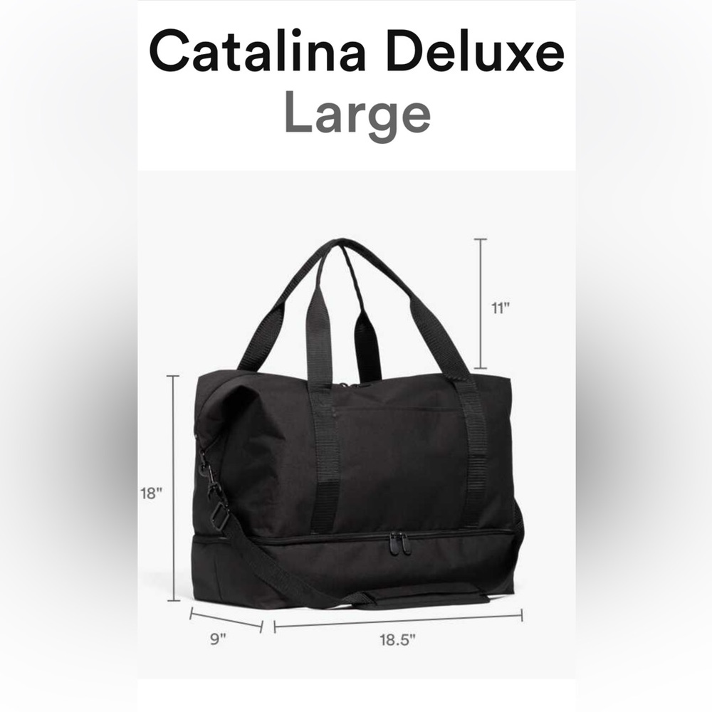 Black Lo & Sons Catalina Deluxe Bag